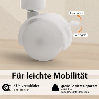 Costway Πτυσσόμενο Γραφείο Υπολογιστή με Σταθερή Μεταλλική Κατασκευ...