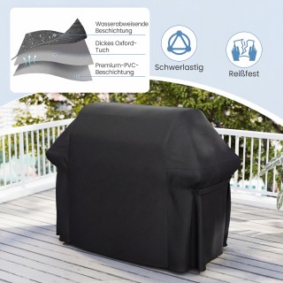 Costway Αδιάβροχο κάλυμμα ψησταριάς εξωτερικού χώρου με κορδόνι σύσ...