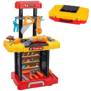 BAKAJI Παιδικό Παιχνίδι Εργαλειοθήκη DIY Μετατρέψιμο σε Φορητή Βαλ... BAKAJI Παιδικό Παιχνίδι Εργαλειοθήκη DIY Μετατρέψιμο σε Φορητή Βαλ...