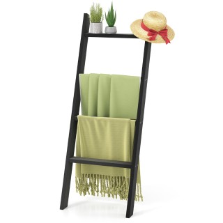 Costway 28εκ Μοντέρνα Μαύρη Σκάλιερα Πετσετών Επιδαπέδια BA8387BK Costway 28εκ Μοντέρνα Μαύρη Σκάλιερα Πετσετών Επιδαπέδια BA8387BK