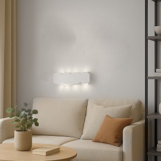 BAKAJI Απλίκα Τοίχου 8 LED Λάμπα Τοίχου Λευκή με Ψυχρό Λευκό Φως 21... BAKAJI Απλίκα Τοίχου 8 LED Λάμπα Τοίχου Λευκή με Ψυχρό Λευκό Φως 21...