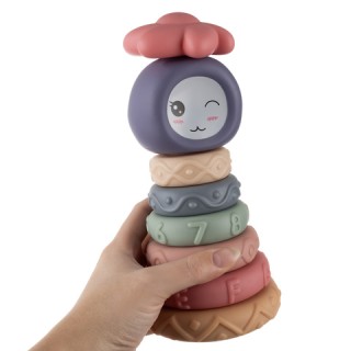 Iso trade Πυραμίδα για Μωρά 8 τμχ με πολύχρωμους μαλακούς κρίκους ... Iso trade Πυραμίδα για Μωρά 8 τμχ με πολύχρωμους μαλακούς κρίκους ...