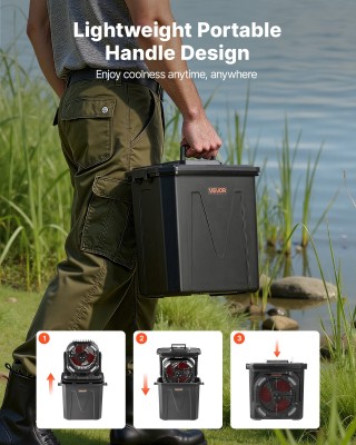 VEVOR Ανεμιστήρας Μίστ με Κινητήρα 2700 στροφών ανά λεπτό (RPM), δε...