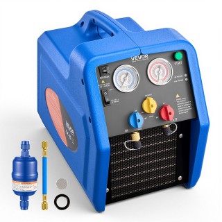 VEVOR Φορητός Ανακτητής Ψυκτικού Μέσου, 1 HP 220V 50Hz Διπλός Κύλιν...