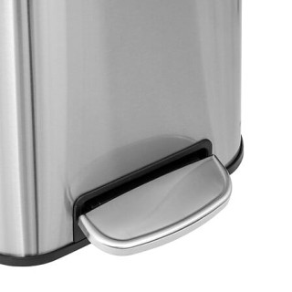 Τετράγωνος Κάδος Απορριμμάτων με Πεντάλ Delta 30L 35 x 29 x 63 cm I...