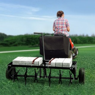 VEVOR Ρυμουλκούμενος Αεριστήρας Γκαζόν 40 με Καθολικό Σύνδεσμο TCSH...