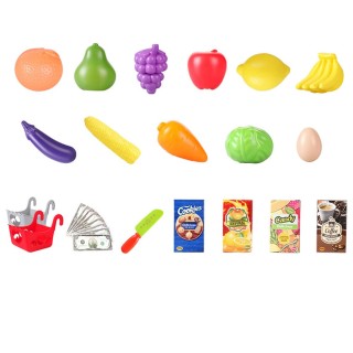 BAKAJI Καρότσι Σούπερ Μάρκετ για Κορίτσια Χρώμα Ροζ με Φρούτα και ... BAKAJI Καρότσι Σούπερ Μάρκετ για Κορίτσια Χρώμα Ροζ με Φρούτα και ...