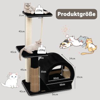 Costway Πύργος Αναρρίχησης Γάτας με Ονυχοδρόμιο και Σπίτι από Μπαμ... Costway Πύργος Αναρρίχησης Γάτας με Ονυχοδρόμιο και Σπίτι από Μπαμ...