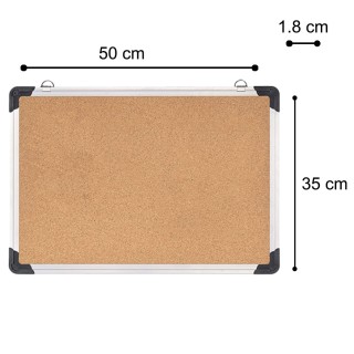 BAKAJI Τετράγωνος Πίνακας Φελλού με Αλουμινένιο Πλαίσιο για Τοίχο ... BAKAJI Τετράγωνος Πίνακας Φελλού με Αλουμινένιο Πλαίσιο για Τοίχο ...