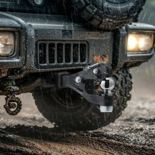 VEVOR Γάντζος Ζεύξης Pintle για Υποδοχή 2 για Δακτύλιο Lunette 2.5 ...