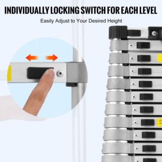 VEVOR Τηλεσκοπική Σκάλα 16.5FT Πολυκουμπί 419 LBS SSLTQLHJK16509O... VEVOR Τηλεσκοπική Σκάλα 16.5FT Πολυκουμπί 419 LBS SSLTQLHJK16509O...