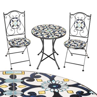 BAKAJI Σετ Τραπέζι και Πτυσσόμενες Καρέκλες Τραπεζάκι Σχεδιασμός Μ... BAKAJI Σετ Τραπέζι και Πτυσσόμενες Καρέκλες Τραπεζάκι Σχεδιασμός Μ...