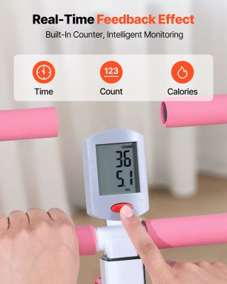 VEVOR Ρυθμιζόμενη Πτυσσόμενη Μηχανή Γλουτών & Ποδιών για Σπίτι QMSD...