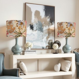 VEVOR Σετ 2 Στρογγυλά Καπέλα Λάμπας 13x13x10 εκ. (Σκούρο Λουλουδάτο... VEVOR Σετ 2 Στρογγυλά Καπέλα Λάμπας 13x13x10 εκ. (Σκούρο Λουλουδάτο...