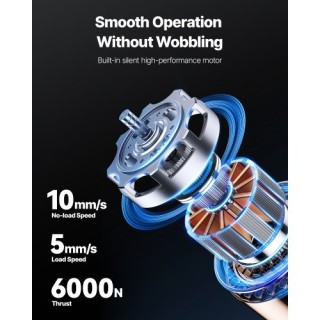 VEVOR Ηλεκτρικό Τραπέζι Ανύψωσης 71 εκ με 4 Τροχούς DDJSSJPT350LBSA...