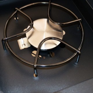 BAKAJI Μπάρμπεκιου Υγραερίου με Πέτρες Λάβας, 4 Καυστήρες & Πλευρικ...