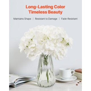 VEVOR 105 Τεχνητά Μεταξωτά Λουλούδια Ορτανσίας 25 εκ Λευκά RZXQBS10... VEVOR 105 Τεχνητά Μεταξωτά Λουλούδια Ορτανσίας 25 εκ Λευκά RZXQBS10...