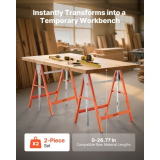 VEVOR Βαρέως Τύπου Πάγκοι Εργασίας Ρυθμιζόμενου Ύψους (2 Τεμάχια, 4... VEVOR Βαρέως Τύπου Πάγκοι Εργασίας Ρυθμιζόμενου Ύψους (2 Τεμάχια, 4...