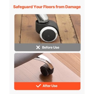 VEVOR Διαφανές Πατάκι Καρέκλας Γραφείου 36 x 48 ιντσών για Σκληρά Δ...