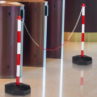 BAKAJI  Κολωνάκι Σήμανσης 28 x 82 cm με Αλυσίδα 02836048