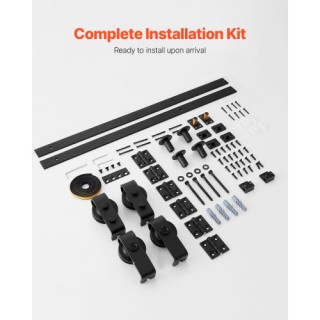 VEVOR Σετ Συρόμενης Πόρτας 60 για Τέσσερις Πόρτες 14 ZDSMDGDGSM2DF4...