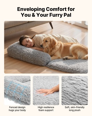 VEVOR Ορθοπεδικό Κρεβάτι Ανθρώπου με Memory Foam, Σκούρο Γκρι RLGCS... VEVOR Ορθοπεδικό Κρεβάτι Ανθρώπου με Memory Foam, Σκούρο Γκρι RLGCS...