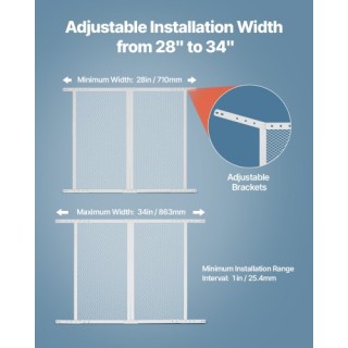 VEVOR Προστατευτικό Πόρτας RV για Κατοικίδια Λευκό YPSFCPMMJSH2Z2AVNV0 VEVOR Προστατευτικό Πόρτας RV για Κατοικίδια Λευκό YPSFCPMMJSH2Z2AVNV0