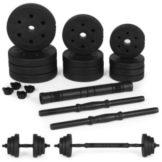 Multistore Ρυθμιζόμενοι Αλτήρες 2x10 κιλά Μπάρα Σετ 20 κιλά Γρύπα F...