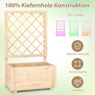 Costway Φυσική Κασπώ με Σκάλωμα και Σύστημα Αποστράγγισης 58 x 35 x...