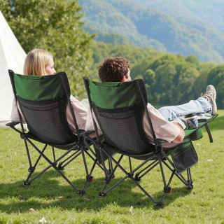 VEVOR Πτυσσόμενη Πολυθρόνα Παραλίας, 4 Ρυθμιζόμενες Θέσεις, 166cm x...