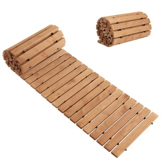 Costway Ξύλινο Μονοπάτι Εξωτερικού Χώρου 2 x 43 x 245 cm GT4734BN Costway Ξύλινο Μονοπάτι Εξωτερικού Χώρου 2 x 43 x 245 cm GT4734BN