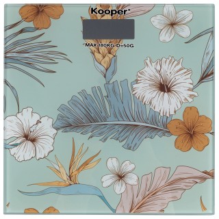 Kooper Ψηφιακή ζυγαριά μπάνιου από σκληρυμένο γυαλί Botanico Kooper...