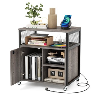 Costway Κινητό Ντουλάπι Αρχείων με Ενσωματωμένο Σταθμό Φόρτισης κα... Costway Κινητό Ντουλάπι Αρχείων με Ενσωματωμένο Σταθμό Φόρτισης κα...