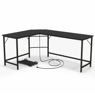 Costway Γραφείο Υπολογιστή σε Σχήμα L με Ενσωματωμένες Πρίζες και ... Costway Γραφείο Υπολογιστή σε Σχήμα L με Ενσωματωμένες Πρίζες και ...