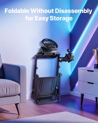 VEVOR Ρυθμιζόμενη και Πτυσσόμενη Βάση Τιμονιού για Αγώνες 24 x 26.2...