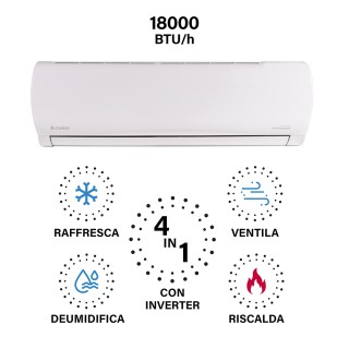 Kooper Κλιματιστικό inverter με αντλία θερμότητας και τηλεχειριστήρ...