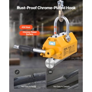 VEVOR Μόνιμος Μαγνητικός Ανυψωτήρας 600 kg, Βαρέως Τύπου N42 Νεοδυμ... VEVOR Μόνιμος Μαγνητικός Ανυψωτήρας 600 kg, Βαρέως Τύπου N42 Νεοδυμ...