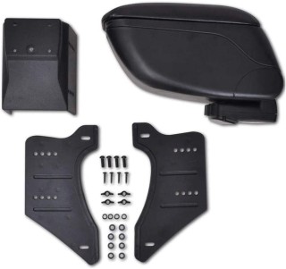 BAKAJI  Κεντρικό Καθολικό Υποβραχιόνιο Αυτοκινήτου με Θήκη Αποθήκευ...