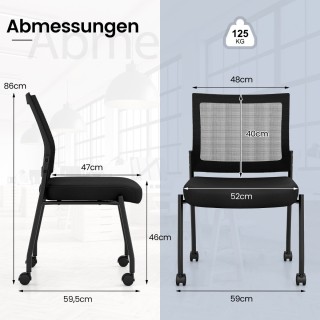 Costway Εργονομικές Καρέκλες Αναμονής με Διχτυωτή Πλάτη και Μαλακή ... Costway Εργονομικές Καρέκλες Αναμονής με Διχτυωτή Πλάτη και Μαλακή ...