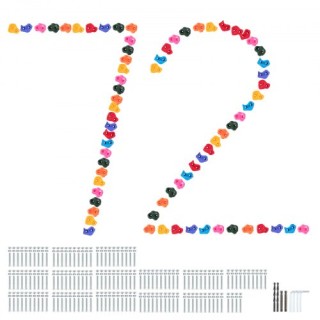 VEVOR 72 Χειρολαβές Αναρρίχησης για Εσωτερικό/Εξωτερικό Χώρο PYZJT... VEVOR 72 Χειρολαβές Αναρρίχησης για Εσωτερικό/Εξωτερικό Χώρο PYZJT...