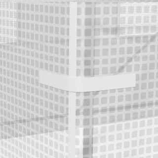 Outsunny Σερρά Τύπου Τούνελ με Μεταλλικό Σκελετό και 4 Παράθυρα από...