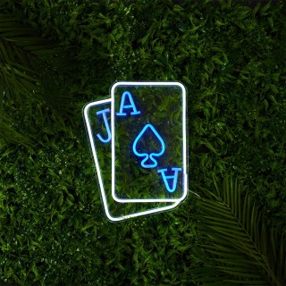 Λάμπα Led Neon Τραπουλόχαρτα Home Deco Factory LA0055 Λάμπα Led Neon Τραπουλόχαρτα Home Deco Factory LA0055