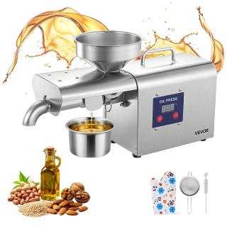 VEVOR Ηλεκτρική Μηχανή Ελαιοσυμπίεσης 750W, 3,75 kg/h, 50°C-300°C, ...