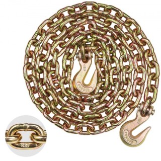 Αλυσίδα Δέσης VEVOR G80 με Γάντζους 3/8 x 10.3 7100 lbs ZGTLSGMGDX... Αλυσίδα Δέσης VEVOR G80 με Γάντζους 3/8 x 10.3 7100 lbs ZGTLSGMGDX...