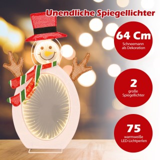 Costway Φωτιζόμενη Χριστουγεννιάτικη Διακόσμηση Χιονάνθρωπου με Ατ... Costway Φωτιζόμενη Χριστουγεννιάτικη Διακόσμηση Χιονάνθρωπου με Ατ...