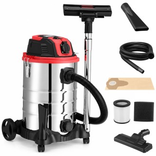 BAKAJI Αναρροφητήρας Υγρών & Στερεών 30L 1200W Ανοξείδωτος με Φίλτρ... BAKAJI Αναρροφητήρας Υγρών & Στερεών 30L 1200W Ανοξείδωτος με Φίλτρ...