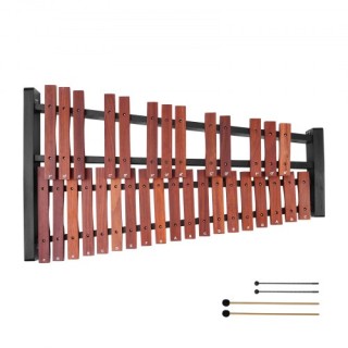 VEVOR Ξυλόφωνο Glockenspiel 32 Νότων με Ρυθμιζόμενη Βάση και Αξεσου...