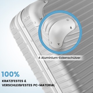 Costway  Πολυλειτουργική Χειραποσκευή με Ανθεκτικό Υλικό PC και Αφα...