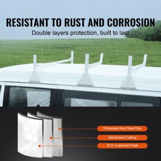 Ράφι Οροφής Βαν VEVOR, 3 Μπάρες, 340 kg, για Chevrolet Express κ.ά.... Ράφι Οροφής Βαν VEVOR, 3 Μπάρες, 340 kg, για Chevrolet Express κ.ά....