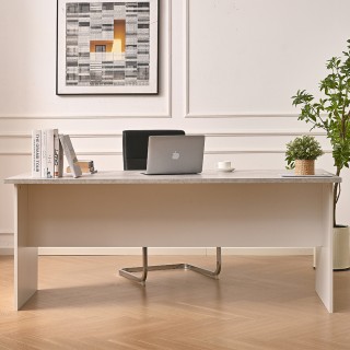 Shally Dogan  Γραφείο Υπολογιστή για Γραφείο Τσιμέντο και Λευκός Στ...